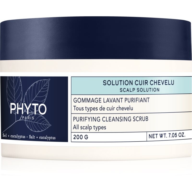 Phyto Scalp Solutions Purifying Cleansing Scrub čisticí peeling pro pokožku hlavy 200 g