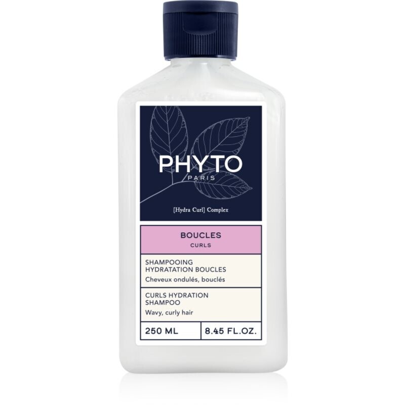 Phyto Curls Hydratation Shampoo hydratační šampon pro vlnité a kudrnaté vlasy 250 ml
