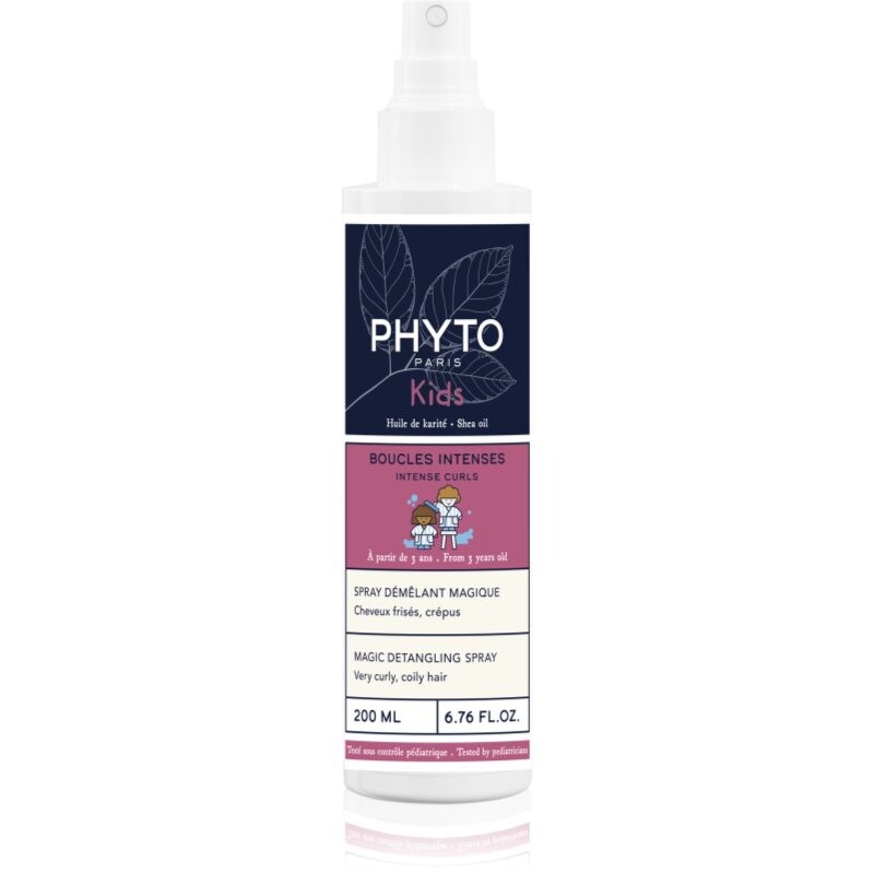 Phyto Kids Intense Curls Magic Detangling Spray sprej pro snadné rozčesání vlasů pro kudrnaté vlasy 200 ml