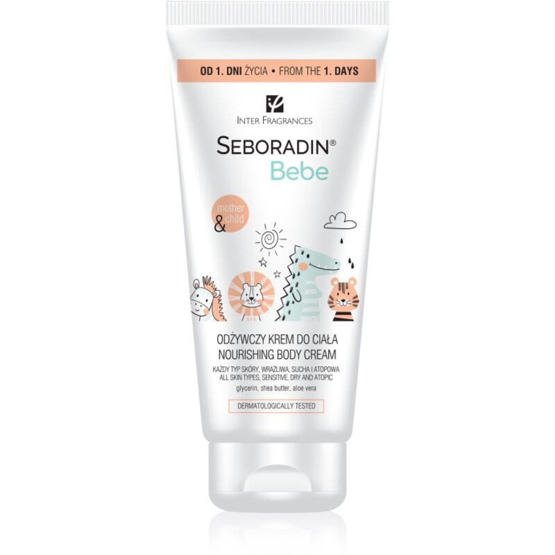 Seboradin Bebe výživný tělový krém pro děti 200 ml
