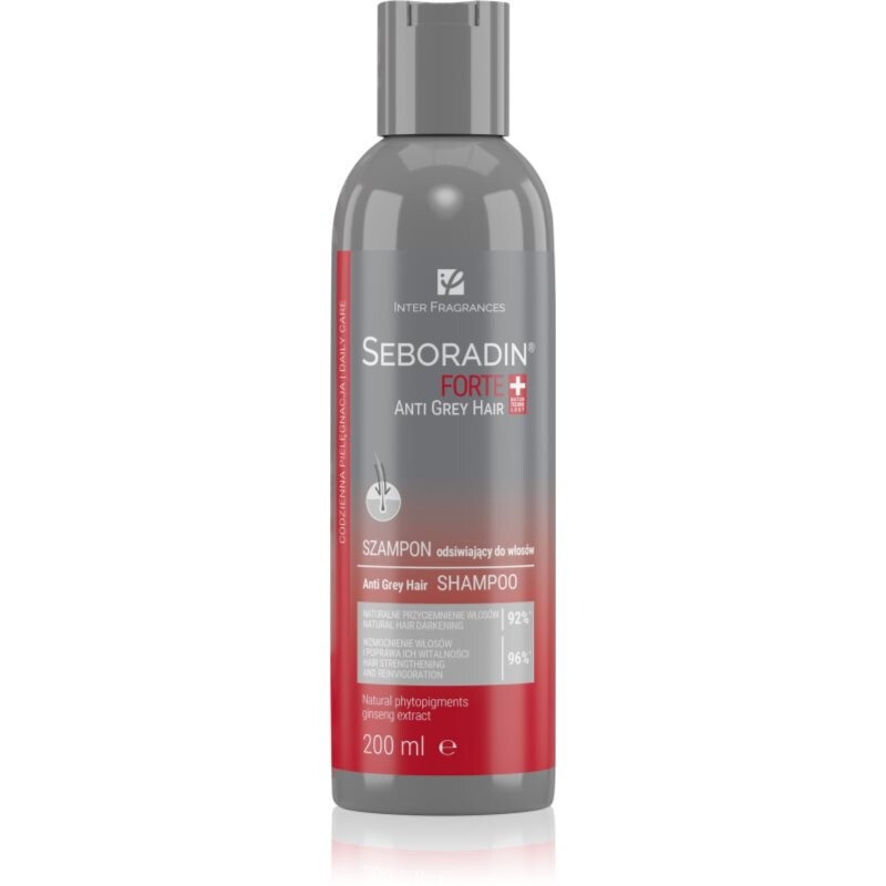 Seboradin Forte šampon proti šedivění tmavých vlasů 200 ml
