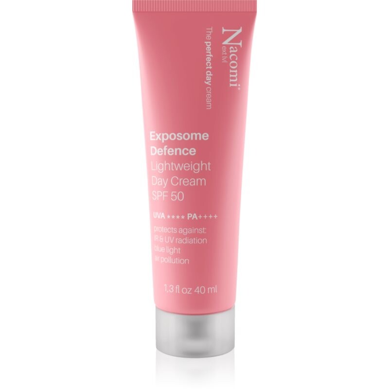 Nacomi Next Level Exposome defence lehký denní krém SPF 50 40 ml