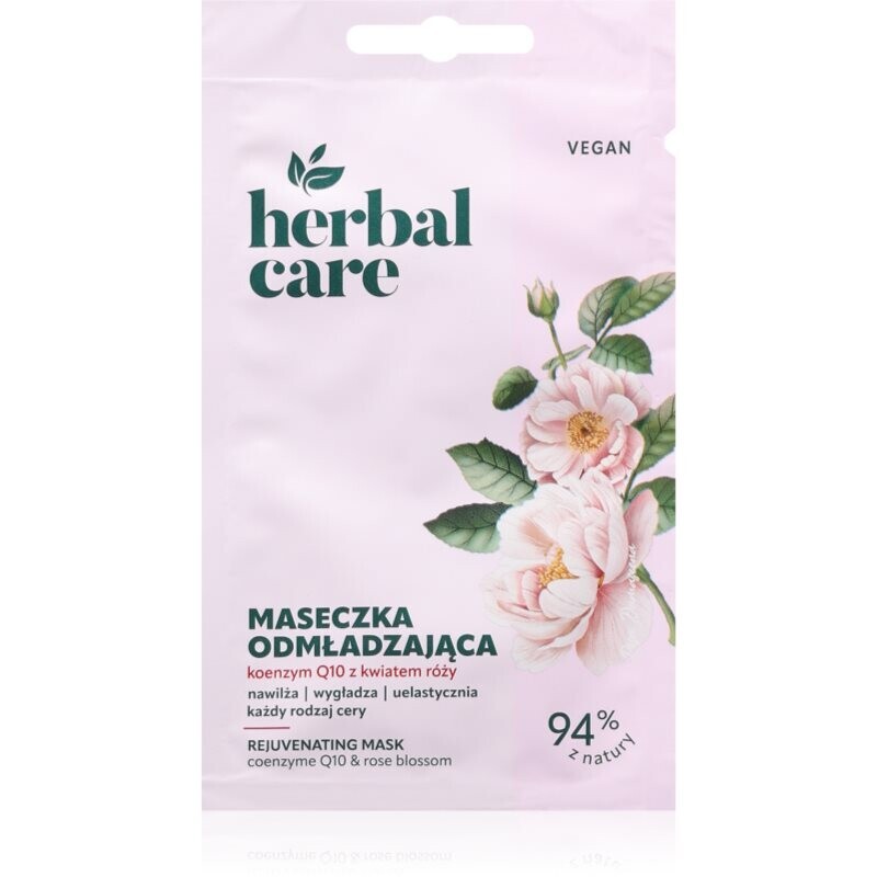 Farmona Herbal Care Coenzyme Q10 & Rose flower posilující plátýnková maska 1 ks