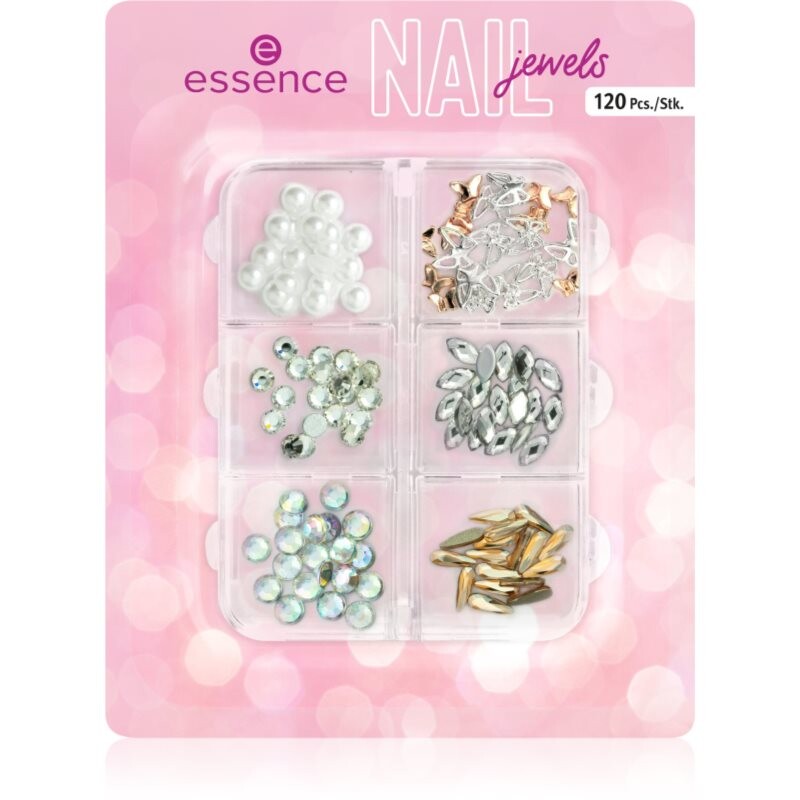 essence studio nails UV GEL NAIL nálepky na nehty 01 Naillin' The Glam Game! 120 ks