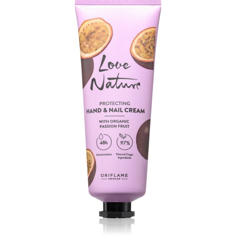 Oriflame Love Nature Organic Passion Fruit ochranný krém na ruce 75 ml