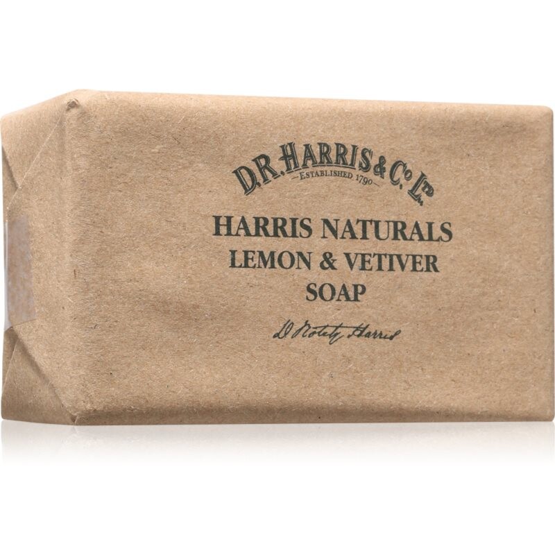 D.R. Harris Harris Naturals Soap Lemon & Vetiver přírodní tuhé mýdlo 200 g