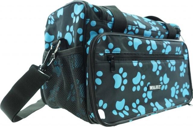 Taška na střihací strojky a příslušenství WAHL Tlapky - modrá