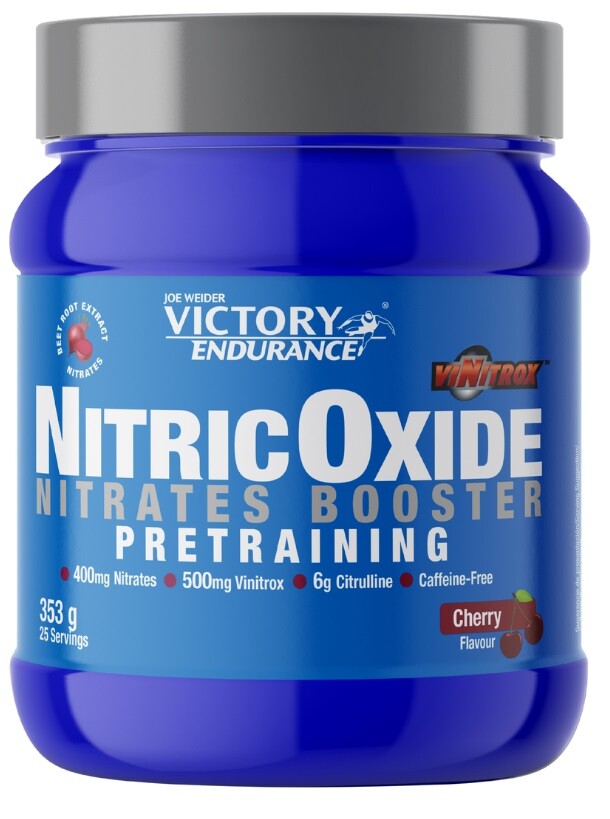Weider Nitric Oxide Nitrates Booster Pretraining 353 g, sypká směs s L-citrullinem a rostlinnými extrakty, Cherry