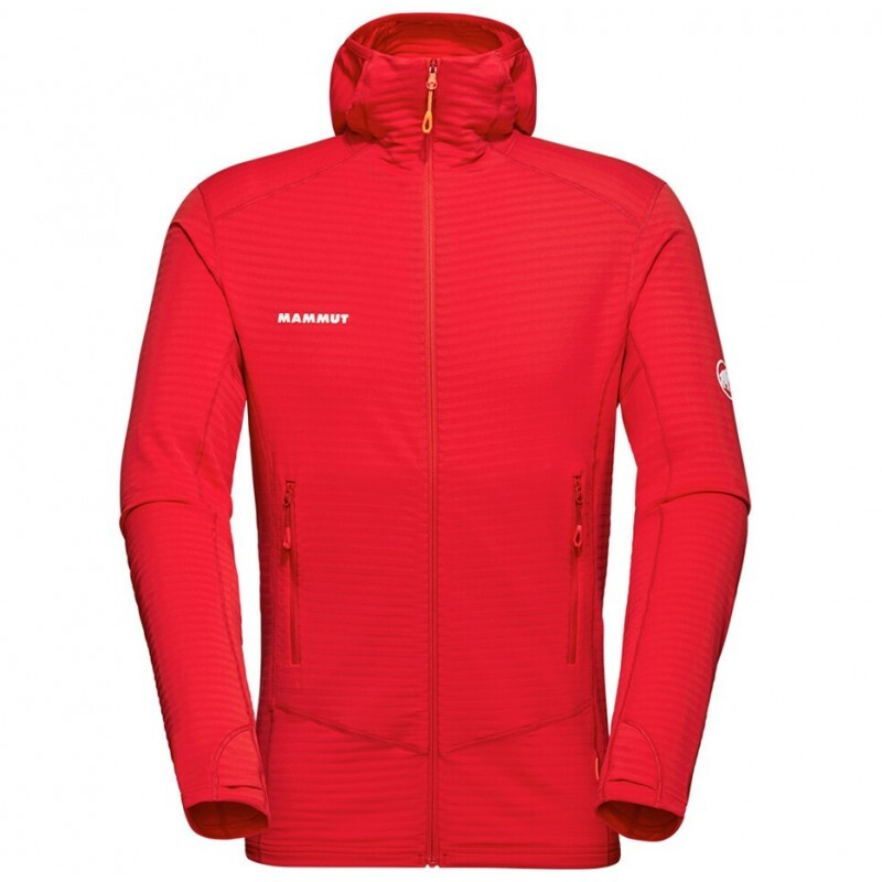 Mammut Pánská bunda Mammut Taiss Light ML s kapucí Mammut red