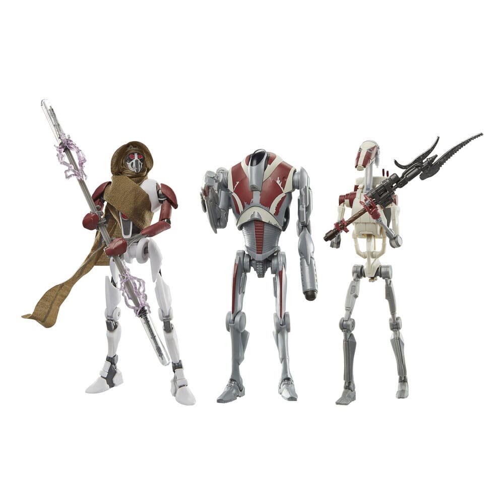 Hasbro | Star Wars Episode I - sběratelské figurky Magna Guard, Super Battle Droid & Battle Droid (Black Series) 15 cm