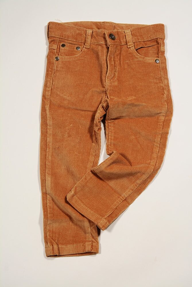 kalhoty manžestrové, Sobe, 15KECPAN601, hnědá - 74 | 9m