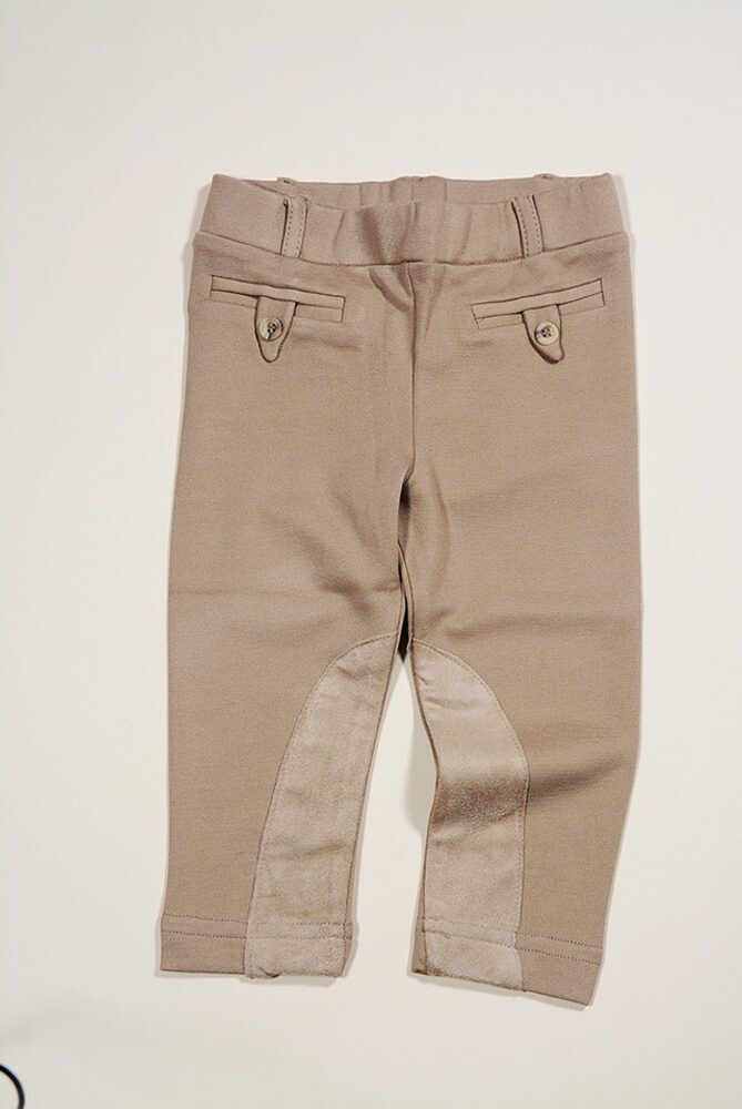 kalhoty dívčí elastické, Sobe, 15KKCPAN630, béžová - 74 | 9m