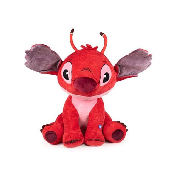 Plyšový LEROY STITCH červený se zvukem 100cm