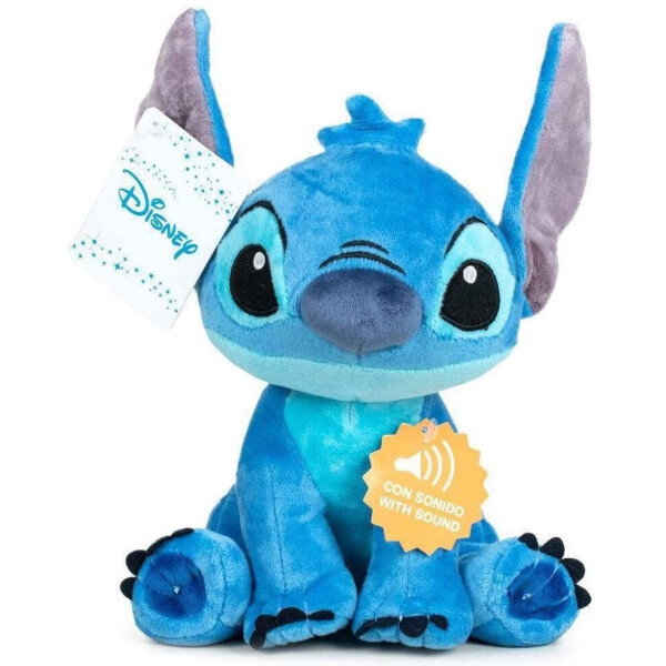 Plyšový STITCH sedící se zvukem 35cm