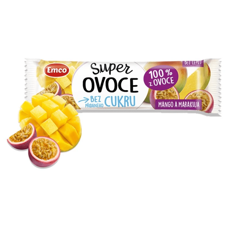 Tyčinka Emco Super ovoce mango/maracuja 30g