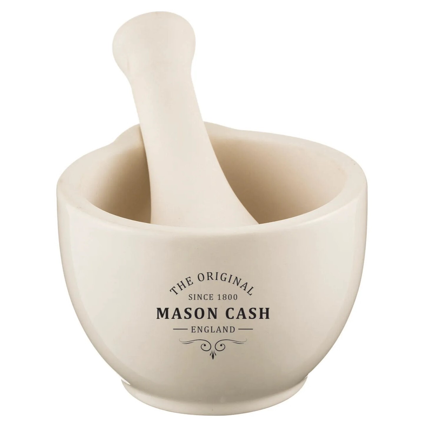 Hmoždíř s tloukem HERITAGE 13 cm, krémová, keramika, Mason Cash