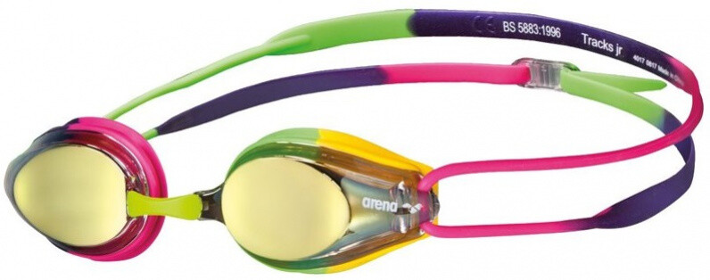 Dětské brýle Arena Tracks mirror junior Žlutá