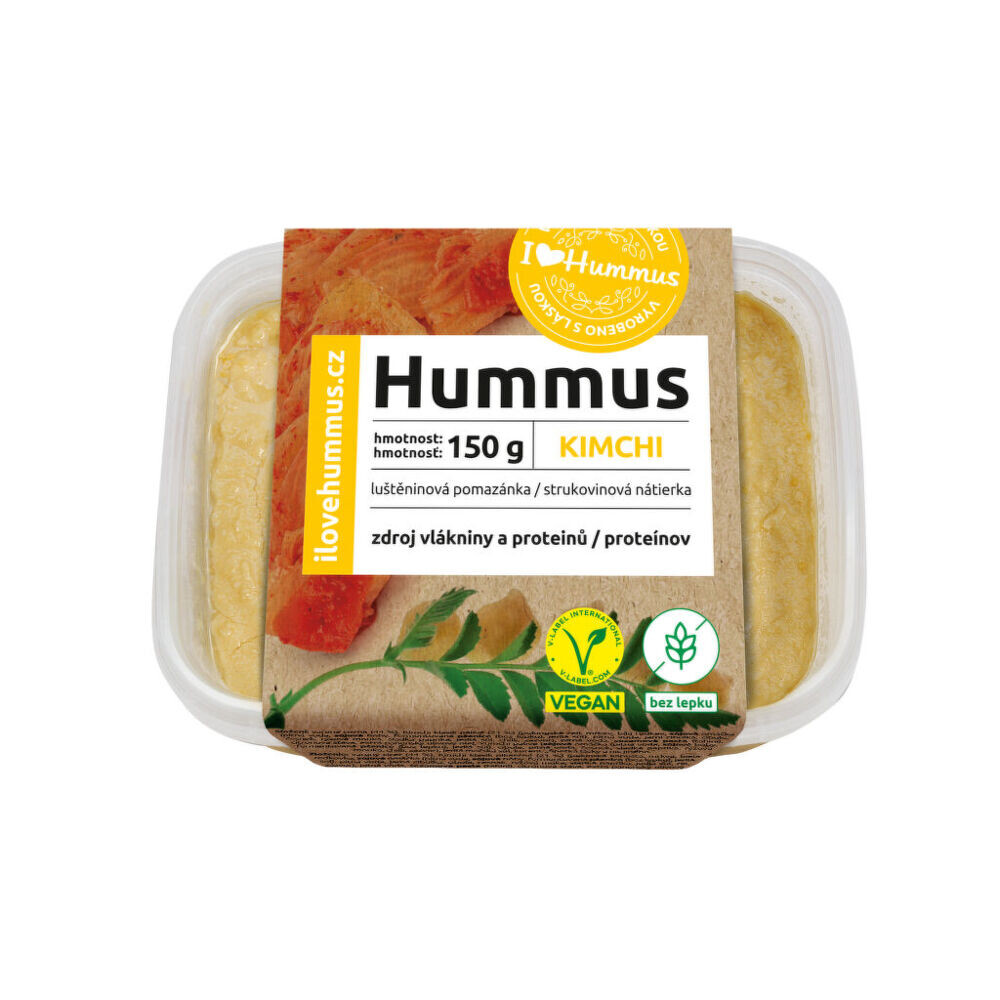Hummus - cizrnová pomazánka s kimchi 150 g I LOVE HUMMUS