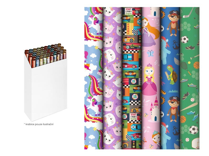 MFP 5811872 Balicí papír role 200x70 mix dětský