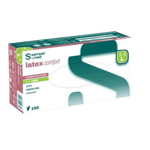 Rukavice vyš.Sempermed LatexComfort nepudr.L/100ks