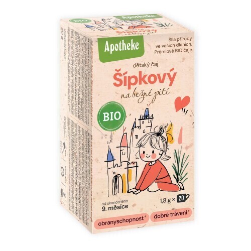 Apotheke BIO Dětský Šípkový čaj 20x1.8g