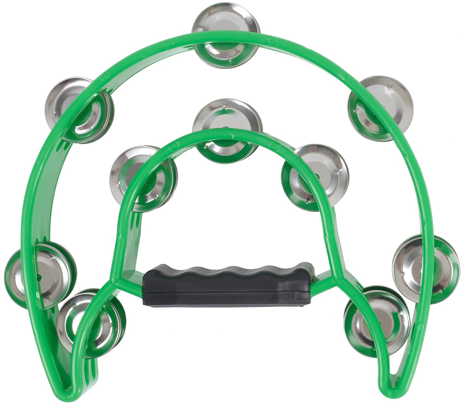 Cega Double Row Tambourine Green