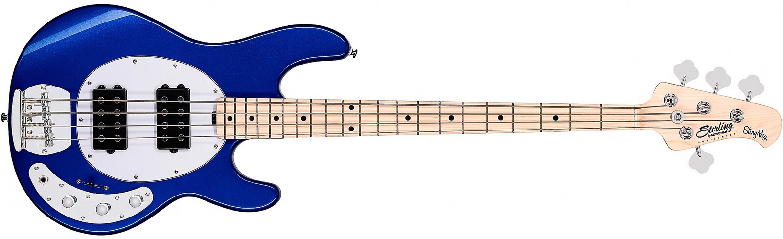 Sterling by Music Man StingRay HH Cobra Blue