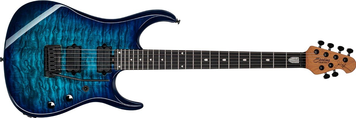 Sterling by Music Man John Petrucci JP150D QM Cerulean Paradise