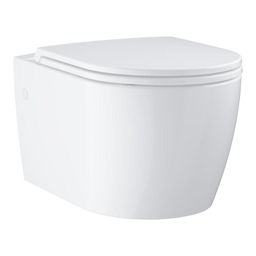 Wc s prkénkem softclose závěsné Grohe Start Round Ceramic alpská bílá 103848SH00