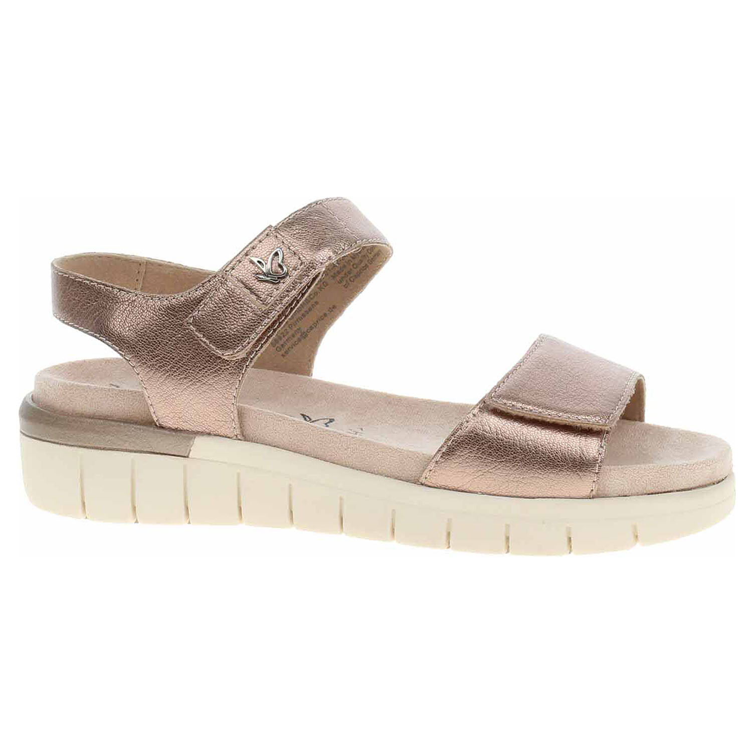 Ecco Dámské sandály Caprice 9-28701-42 taupe metallic 23802062