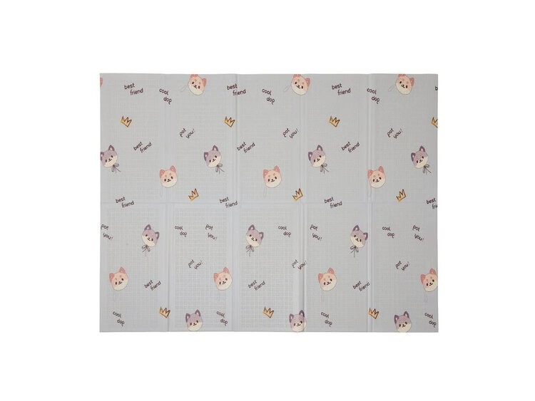 LALALU Podložka na hraní kempová skládací Funny Puppies 200x150 cm