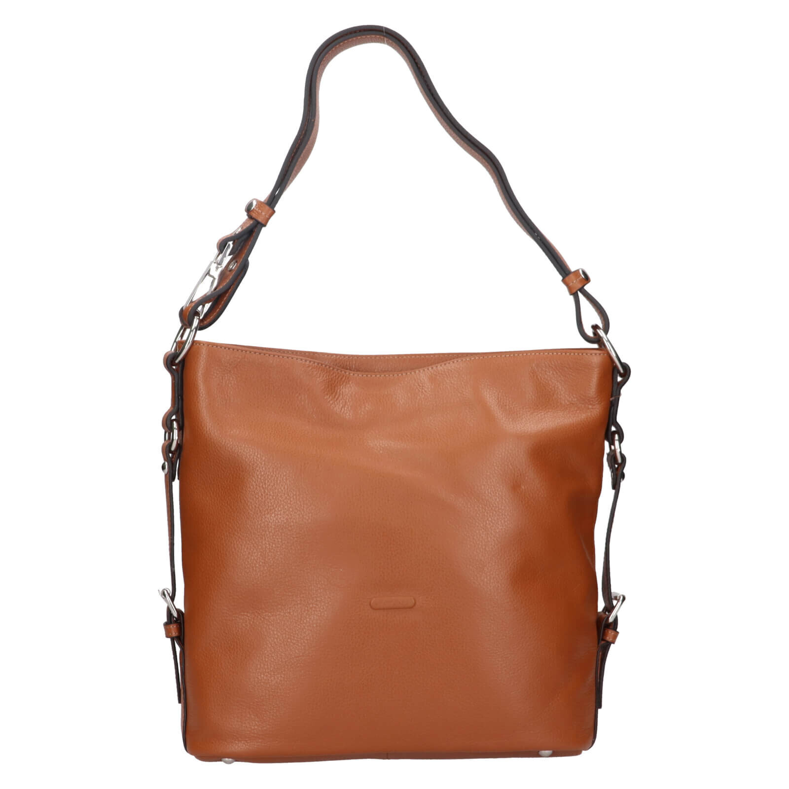 Elegantní dámská kožená kabelka Katana Nantes - světle hnědá