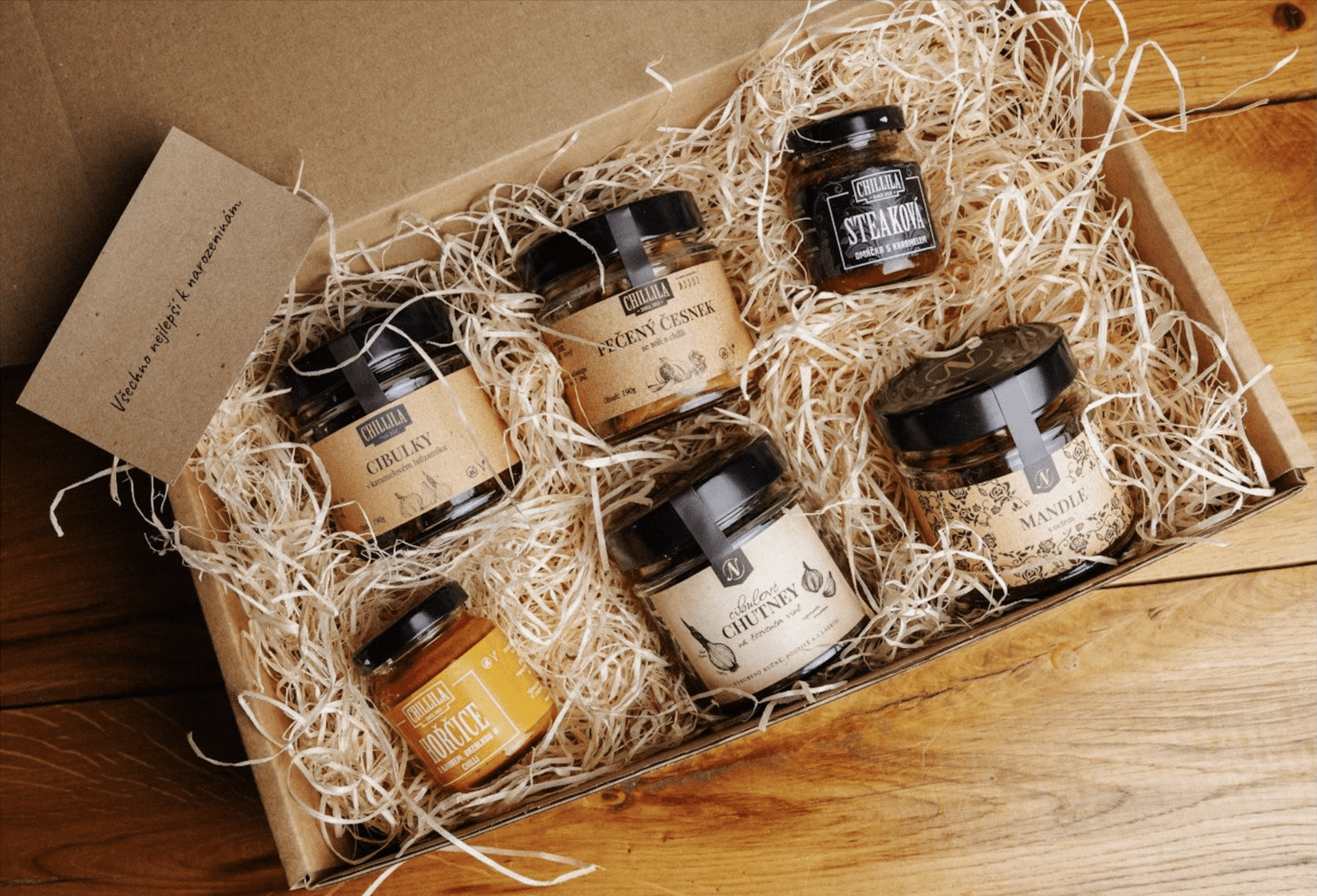 Narozeninový box delikates pro gurmána