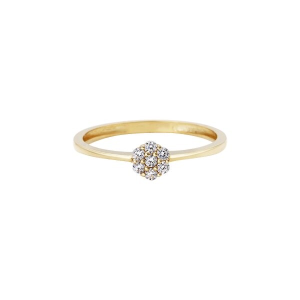 Prsten se syntetickými kameny 226-588-5442 56-1.35g