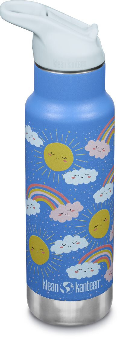 Dětská nerezová termolahev Klean Kanteen Insulated Kid Classic Narrow 12oz - Rainbows