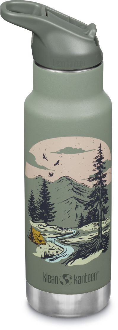 Dětská nerezová termolahev Klean Kanteen Insulated Kid Classic Narrow 12oz- mountain scape