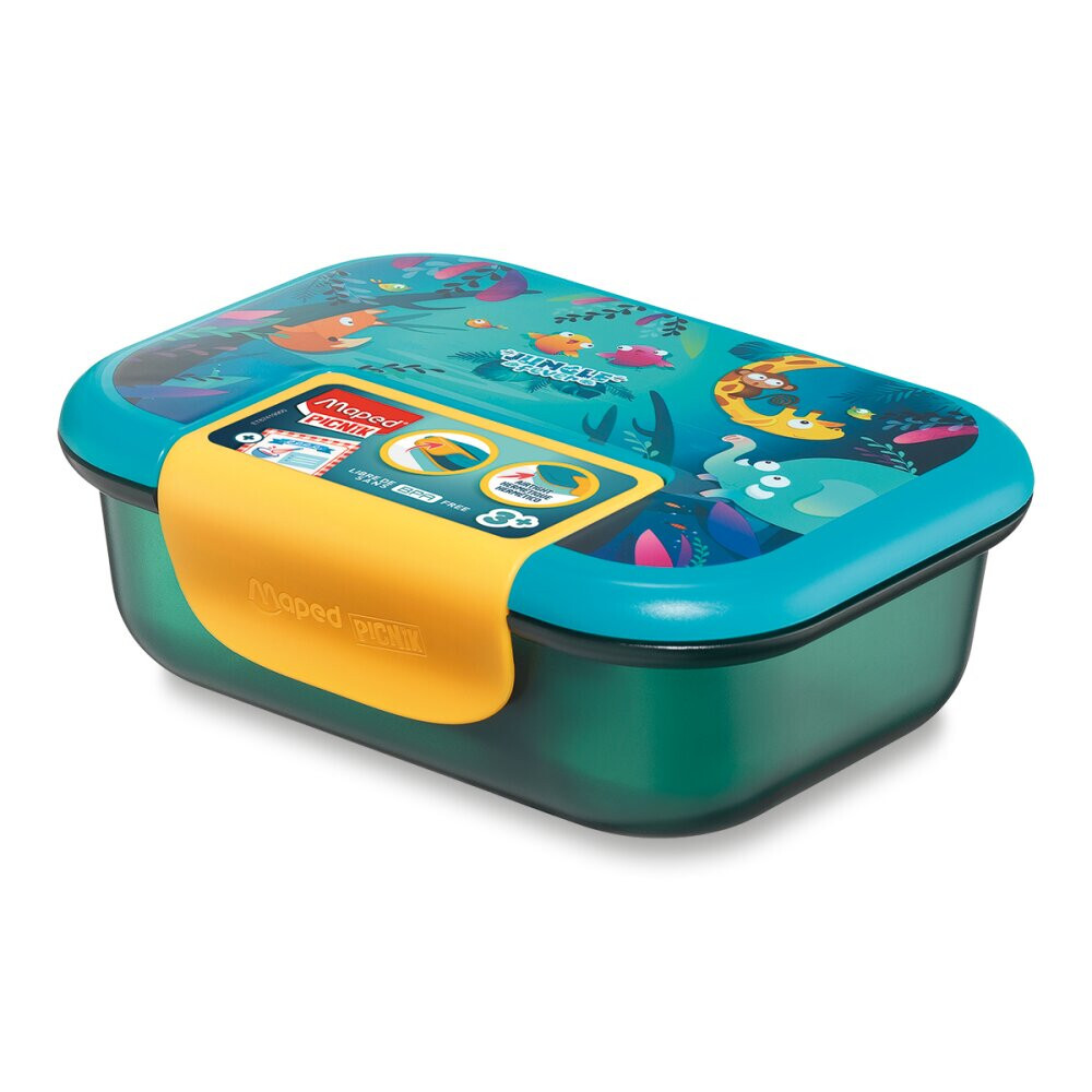 Svačinový box MAPED Miniz Ecozen Jungle Fever, 900 ml