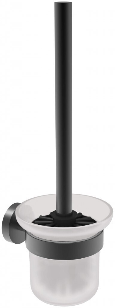 DEANTE Černá kartáč na toaletu Jasmin, nástěnný ADJ_N711
