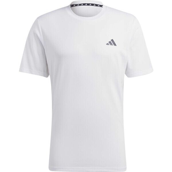 adidas TRAINING ESSENTIALS COMFORT TEE Pánské triko, bílá, velikost