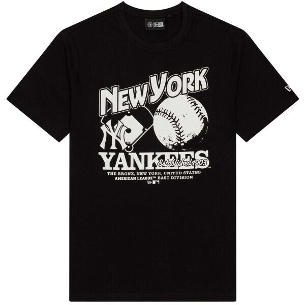 New Era NEW YORK YANKEES MLB Pánské triko, černá, velikost
