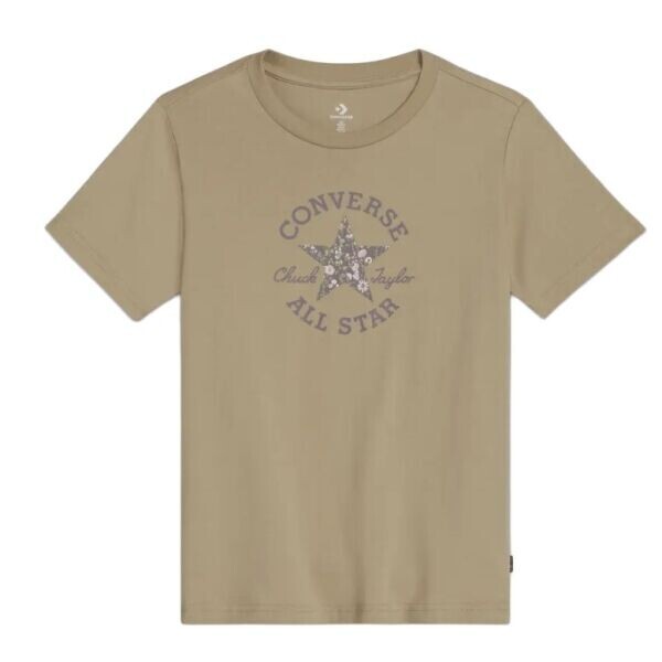 Converse CHUCK PATCH INFILL TEE Dámské tričko, šedá, velikost