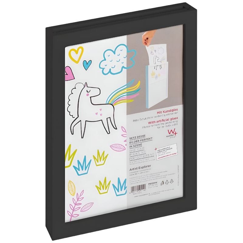 WALTHER ARTIST EXPLORER  rám 21X30  dřevo, černá