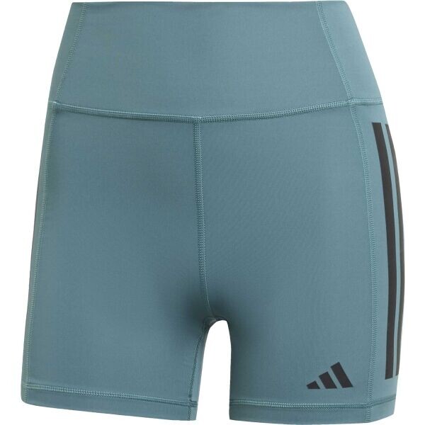 adidas OPTIME 3-STRIPES 1/4 Dámské krátké legíny, světle modrá, velikost