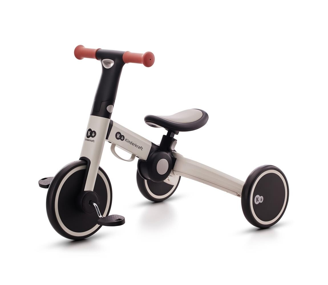 Kinderkraft KINDERKRAFT - Dětské odrážedlo 3v1 4TRIKE šedá