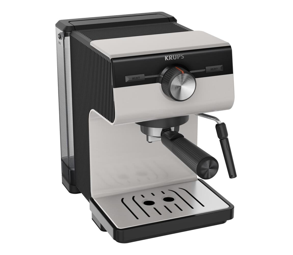 Krups Krups - Pákový kávovar na dva hrnky AUTHENTIC 1450W/230V šedá