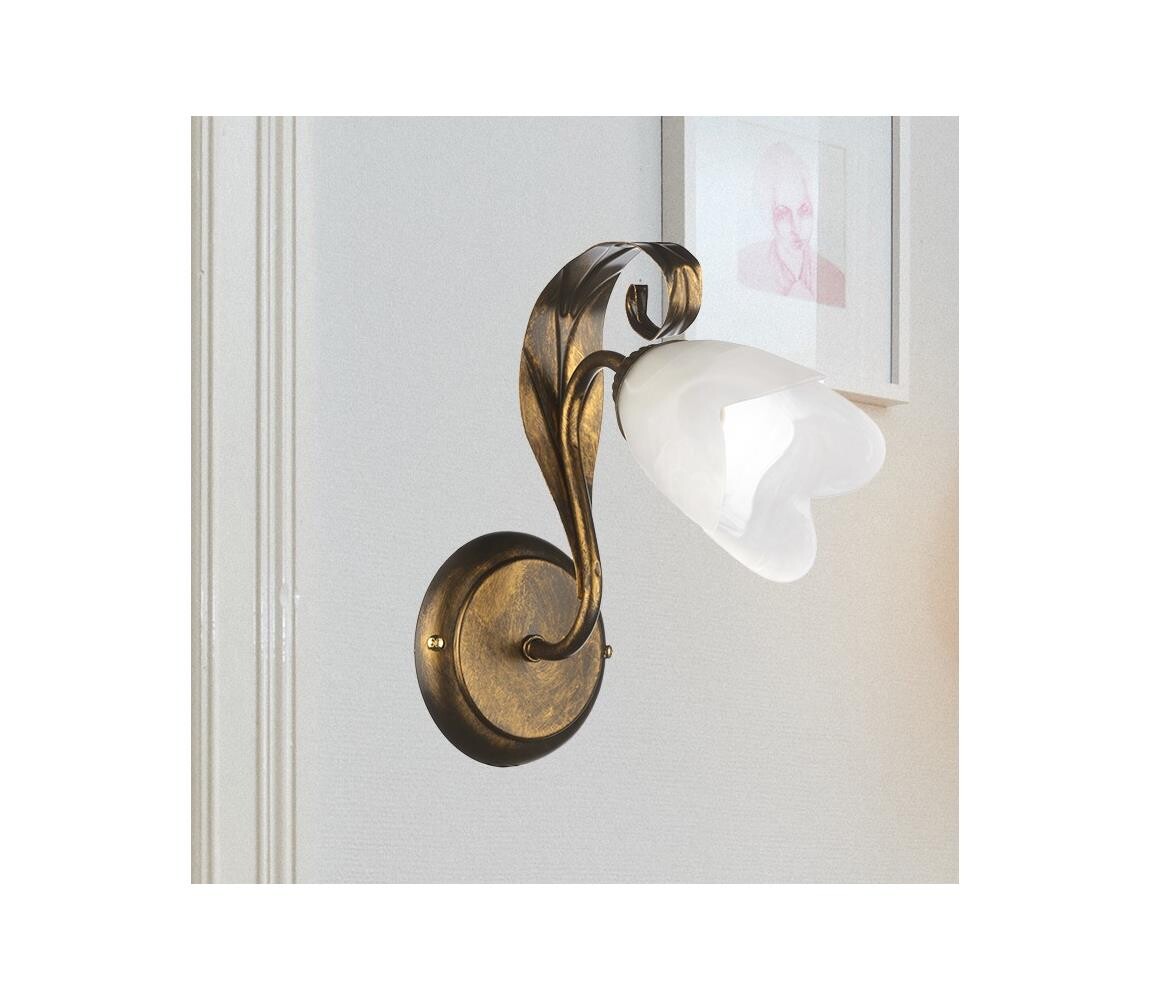 ONLI ONLI - Nástěnné svítidlo SONIA 1xE14/6W/230V bronzová