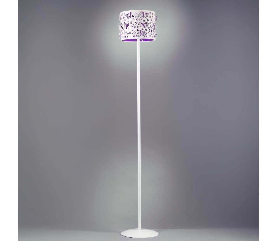 ONLI ONLI - Stojací lampa TITILLA 1xE27/22W/230V fialová/bílá