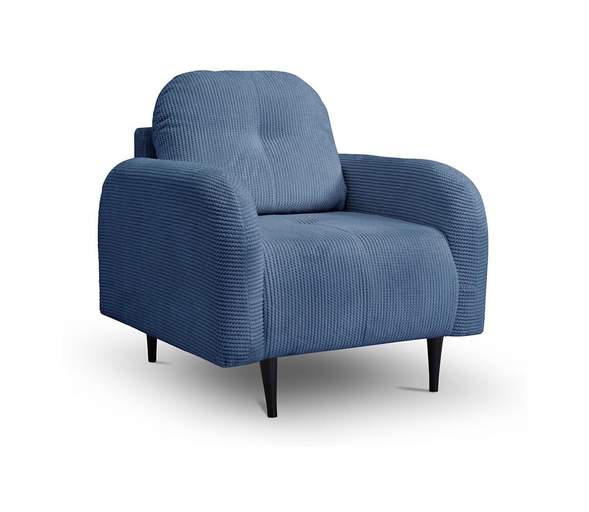 Čalouněné křeslo CLOUDY modrá