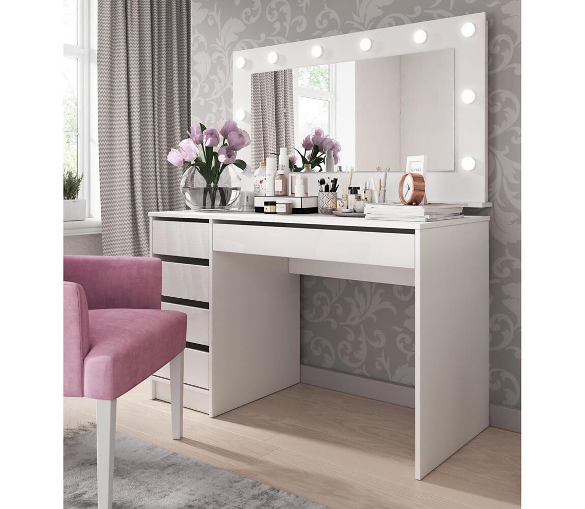 Toaletní stolek DAGUN bílá