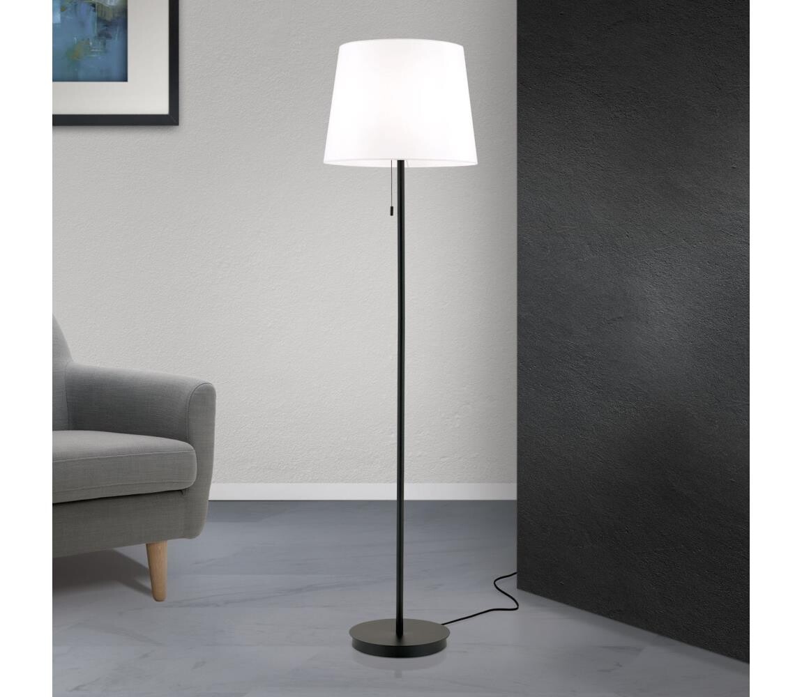 Orion Orion Stl 12-1186/1 - Stojací lampa LUDWIG 1xE27/40W/230V bílá/černá